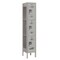 Salsbury Industries 3 Tier Vented Locker, 12"Wx66"Hx12"D, 3 Door, Gray, Unassembled 73152GY-U - alternate 1